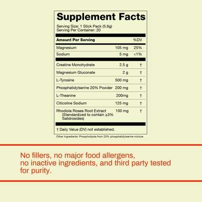 Think Tank: the Brain Boosting Mixable Supplement